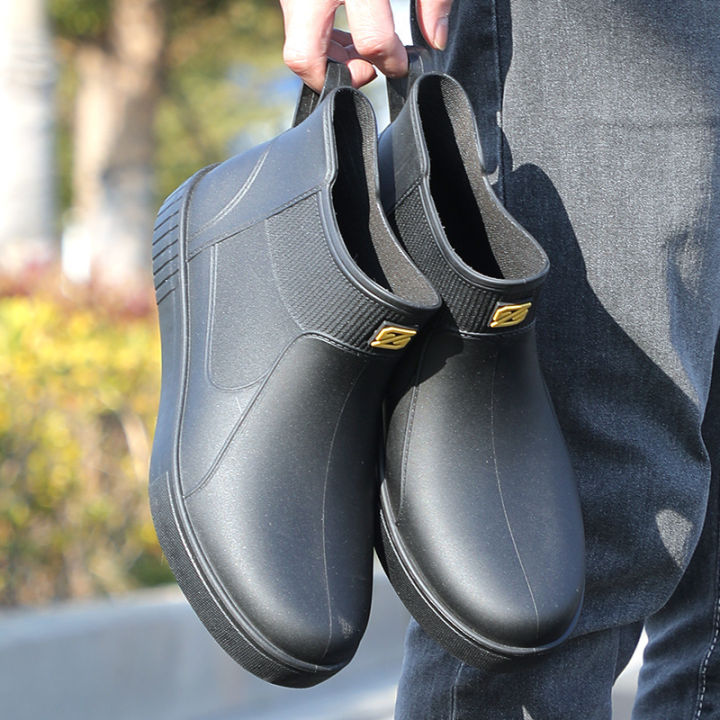 Korean%20version%20men's%20low-top%20rain%20boots,%20short%20tube%20rain%20boots,%20men's%20fashion%20galoshes,%20kitchen%20water%20boots,%20fishing%20rubber%20shoes,%20water%20shoes%20summer%20-%20Image%202