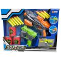 Soft Competition Nerf G.un With 5 Nerf soft toy Bull.ets Target Set Toys for Kids.. 