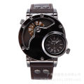 Oulm Brand Fashion Trend Men's Watch Dual Time Zone Personalized Sports Quartz Men's Watch Foreign Trade 9591. 