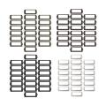 20x Office File Label Holder, Metal Frame Handle, Drawer Tag Pull Name Card Tag Hardware Accessories.