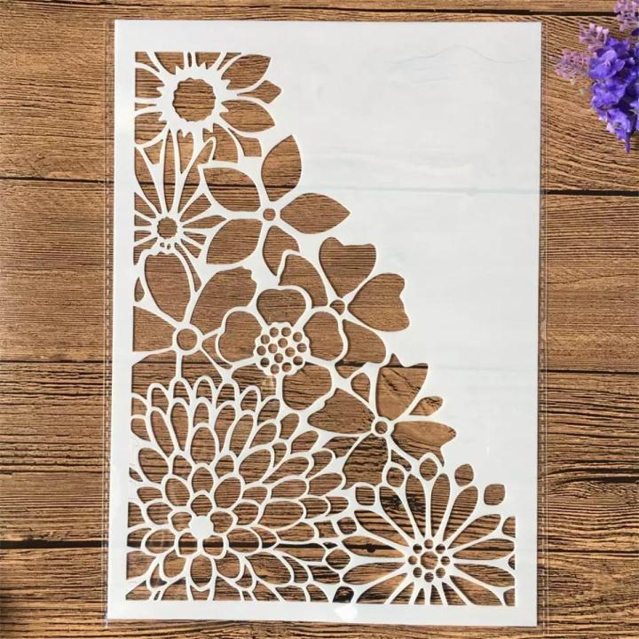 Stencil for Wall & Fashion Painting Template 10in by 8in.