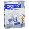 DOMS Non dust eraser 20 Pcs pack.
