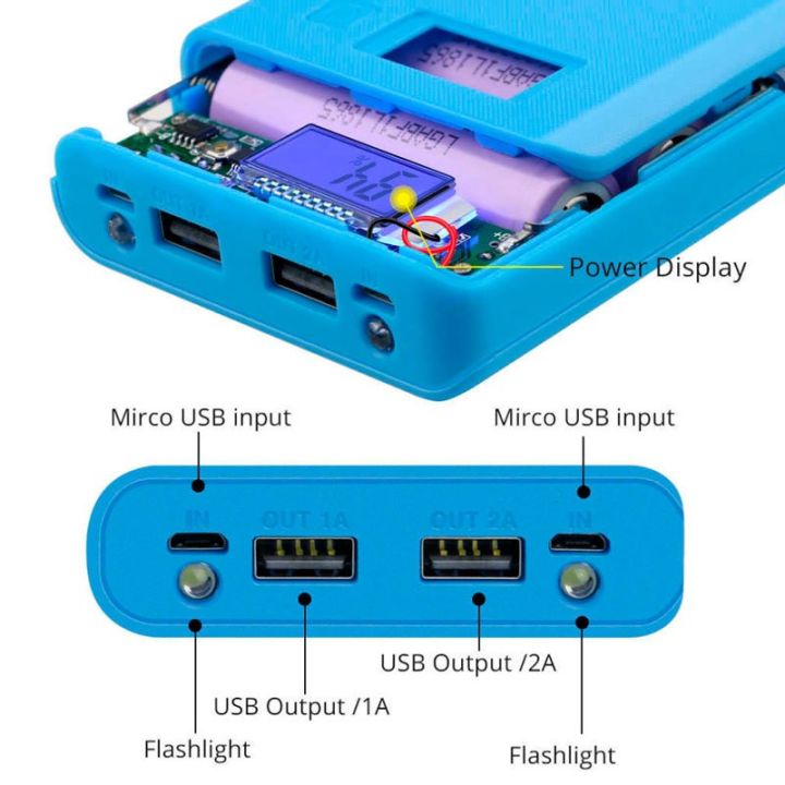 DIY%20Power%20Bank%20Case%20For%208pcs%2018650%20Battery%20with%20Type-C%20Port%20&%20LCD%20Display%20(Only%20Case%20without%20Battery)%20-%20Image%204