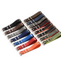 18mm 20mm 22mm 24mm NATO Style Watch Strap Replacement Bracelet Watch Strap Adjustable Durable Nylon Striped Watch Band  with tools. 