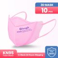 COD/Fast Delivery 10 PCS FFP2 Masks 3D KN95 Certified Reusable 4-layer Face Mask FFP2 Protective Face Mask. 