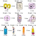 Kids Creative Enamel Pins Childhood Funny Flip Phone Twisted Pencil Schoolbag Brooch Anime Camera CDs Badge Jewelry Student Gift.