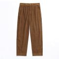 Corduroy Pants for Men Autumn and Winter Loose Trendy American Workwear Pleated Vintage Japanese-Style Retro Casual Straight Pants Men. 