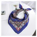 2023 Fashion Bandana Hair Scarf For Women Paisley Print Kerchief Silk Satin Head Scarfs Square Shawl Wraps Neck Scarves For Lady.