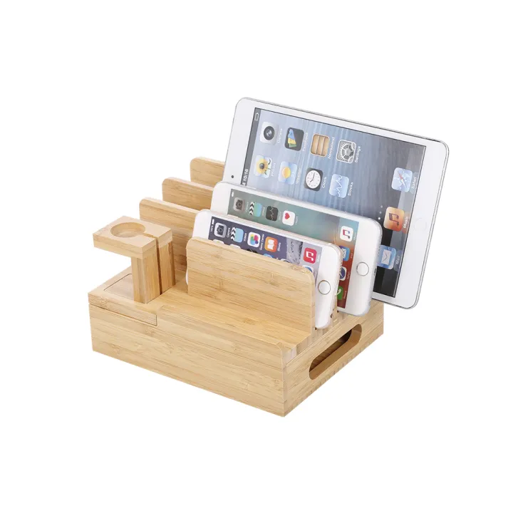 Multifunctional%20Bamboo%20Wood%20Storage%20Bracket%20Mobile%20Phone%20Tablet%20Storage%20Base%20Desktop%20Organizer%20for%20Phone%20Smart%20Watch%20Tablet%20-%20Image%207