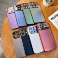 HOCE Luxury Square Border Phone Cases For iPhone 11 12 13 14 15 Pro Max Case Full Camera Lens Glass Protective Soft TPU Frame Acrylic Hard Back Cover.