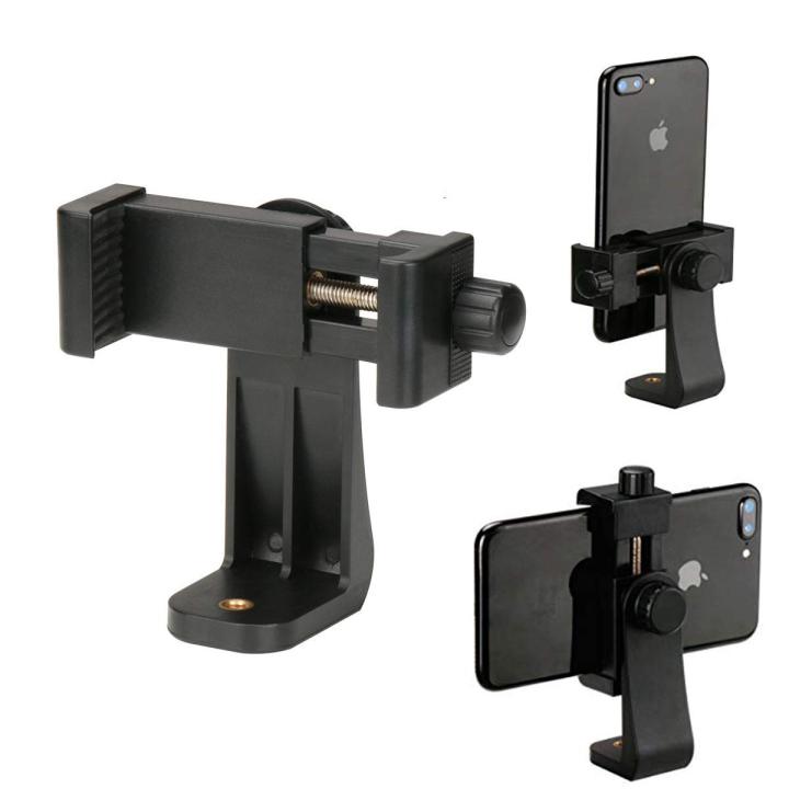 Tripod Mount Holder 360 Degree Rotation Bracket Adapter Mobile Phone Stand Bracket Clip Tripod For Cell Phone - Mobile Stand