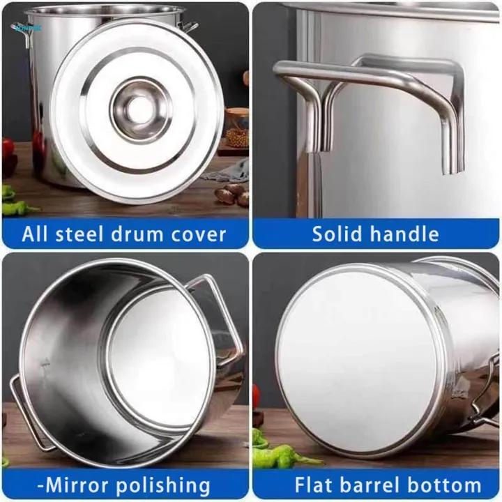 Stainless%20Steel%20Stockpot%20Heavy%20Duty%20Multipurpose%20Large%20Soup%20Pot%20Deep%20Cooking%20Pot%20for%20Commercial%2030cm%20-%20Image%203