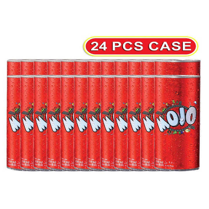 Mojo soft drinks 250Ml Can x 24pcs Case