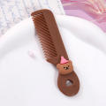 Hair care Hair comb Safey Portable Round head Smooth handle Colorful Comb Cartoon for Daily hair care Maternitycare Toddler hair styling Salon use Travel. 