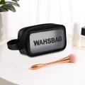 Multiplex Medium Cosmetic Bag Case Portable Matte Travel Toiletry Bags Clear PVC Makeup Pouch Handbag Organizer for Men and Women with Zipper for Traveling Business Trip Home Tidy (10"*6*4"). 