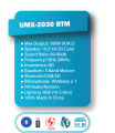 USHAMAX 2.0 Professional HI-FI Stage Speaker System, DJ Speaker, Party Speaker Model: UMX-2030BTM.