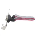 Serial Port Adapter Baffle, Motherboard Header Serial Port Header for Adding A 9-pin COM Port. 