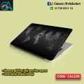 HD Map Laptop Sticker Higquality digital zig zag print.