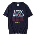 Travis Scott AstroWorld Tour Oversized T shirt men women1:1letter print T Shirts  hop streetwear kanye west ASTROWORLD Tshirt. 
