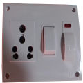 16 amp 5 Pin Multi Function Socket with Fuse 1 gang (Business Series). 