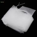 4x50PCS Empty Mesh Tea Filter Bags Loose Herbs Teabag with Drawstring 5x6cm. 