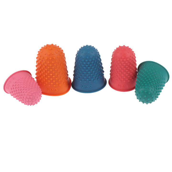 5Pcs%20Counting%20Cone%20Rubber%20Thimble%20Protector%20Sewing%20Quilter%20Finger%20Tip%20Craft%20cnx%20-%20Image%204