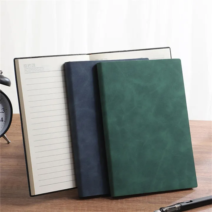 100%20Pages%20Business%20Notebook%20Professional%20Premium%20Quality%20Hardcover%20A5%20Notebook%20A5%20Size%20PU%20Leather%20Exercise%20Book%20for%20Office%20Meetings%20Business%20Professionals%20Journaling%20-Taking%20Academic%20Use%20-%20Image%207
