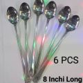 6 Pcs Of Long Handle Spoon Set. 