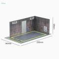 2pcs 1/24 Scale Car Model Diorama Parking Scenery DIY Car Garage. 