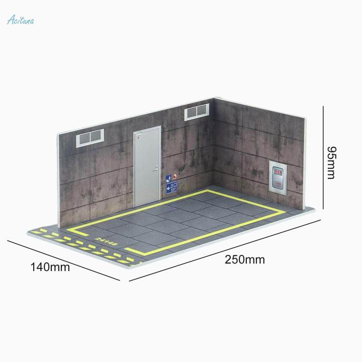 2pcs%201/24%20Scale%20Car%20Model%20Diorama%20Parking%20Scenery%20DIY%20Car%20Garage%20-%20Image%208