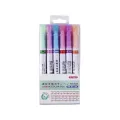 Hand Copy Pattern Outline PEN Students Draw Wavy Line Border Fluorescent Pen Curve Pen with Notebook Strokes. 