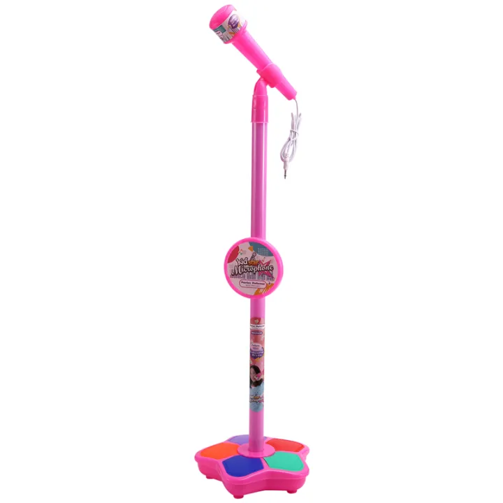 Kids%20Microphone%20With%20Light%20Stand%20Toy,%20black%20-%20Image%203