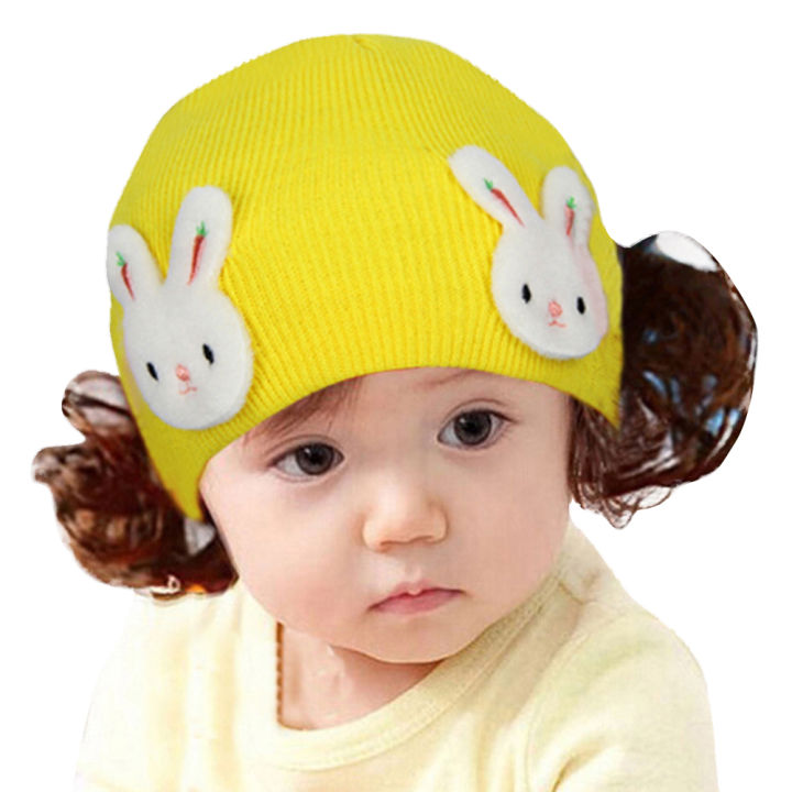 Rabbit%20Animal%20Baby%20Girls%20Boys%20Woolen%20Yarn%20Knit%20Wig%20Hat%20Skull%20Cap%20Beanie%20-%20Image%203