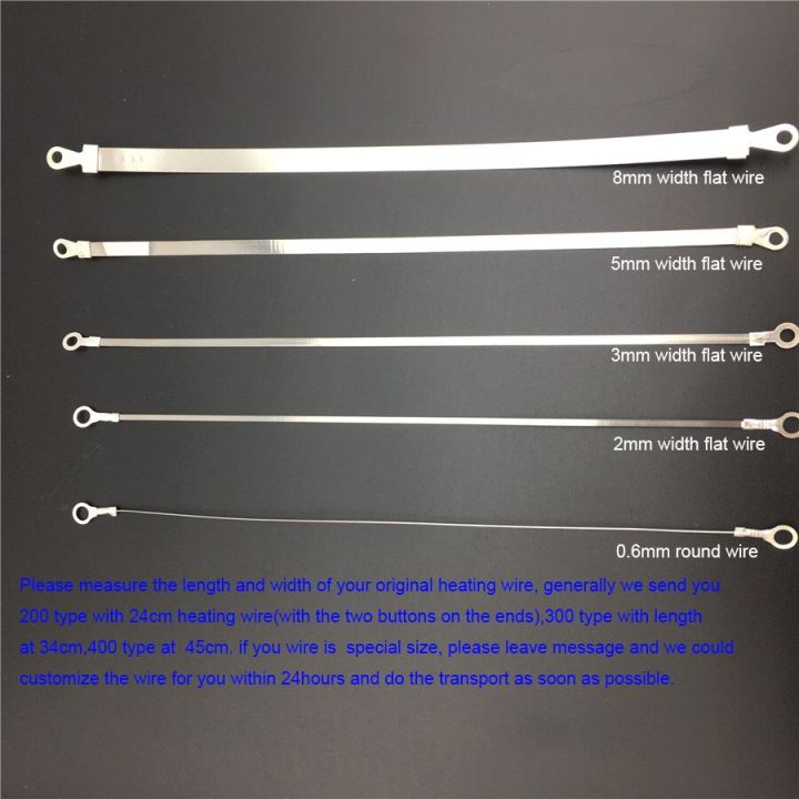10pcs%20a%20lot%20200/300/400mm%20Hand%20Impulse%20Sealer%20Heat%20Wire%20Element%20Strip%2034cm%20-%20Image%205