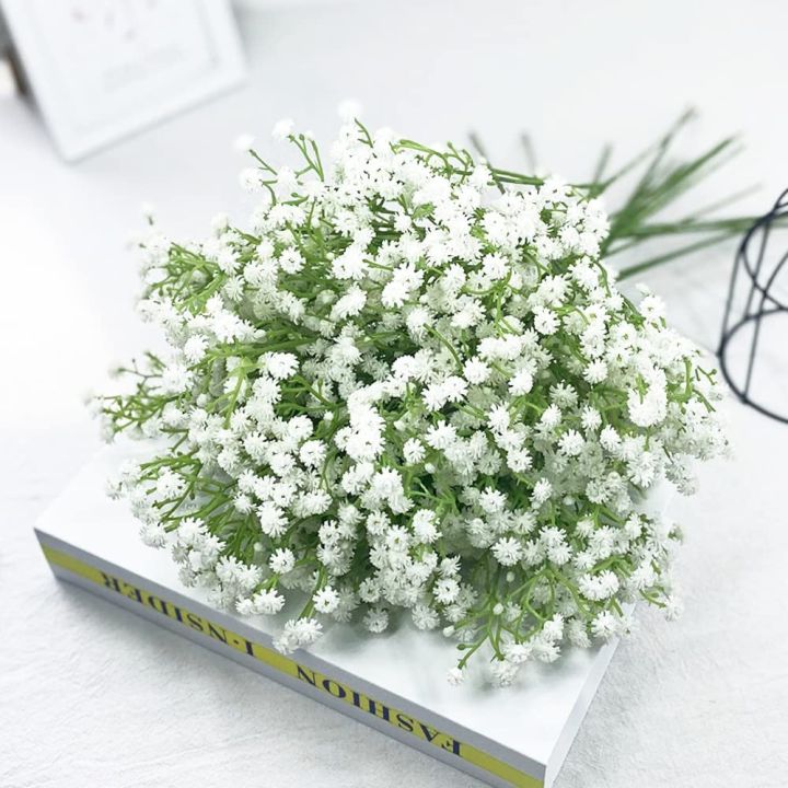 Artificial%20Silk%20Gypsophila%20Baby's%20Breath%20Flower%20Wedding%20Bouquet%20Decor%20-%20Home%20Decoration%20Item%20-%20Image%203