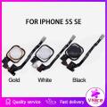 Home Button for iPhone 5s SE 6 6S 7 8 Plus Touch id with Flex Cable no fingerprint Replacement Parts [Free Gasket]. 