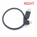 90 Degree Right Angle USB Type A Female To Mini B 5 Pin Male Cable Adapter.