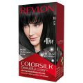 Revlon Permanent Hair Color, Permanent Hair Dye, Colorsilk with 100% Gray Coverage, Ammonia-Free, Keratin and Amino Acids, 10 Black.