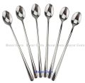 Stainless Steel Long Tea Spoon 7.5 inch (6 Pis Set). 