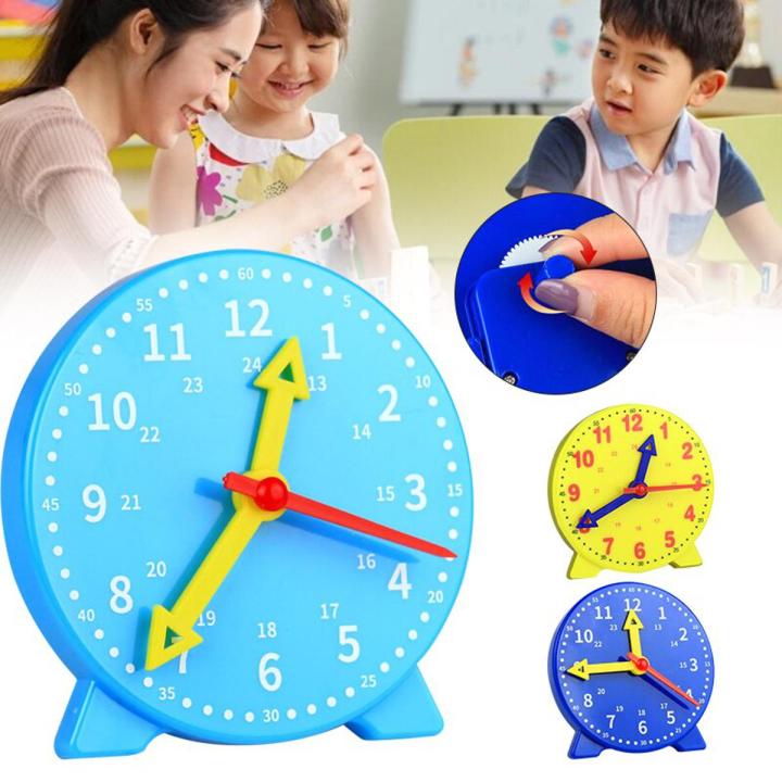 2023NEWChildren Montessori Clock Toys Hour Minute Second Cognition ...