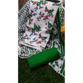 Joypuri Ari Work Unstitched Three Piece Shalwar Kameez {3 Piece} - Dress For Girls - 3 Pice Dress - Three Piece - 3 Pice Dress. 