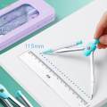 Math Geometry Set with Storage Case Portable for Adults Engineering Drawings. 
