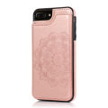 Applicable iPhone15 Phone Case Mandala Embossed Mobile Phone Leather Case Crazy Horse Pattern S22U Card Holder Protective Shell. 