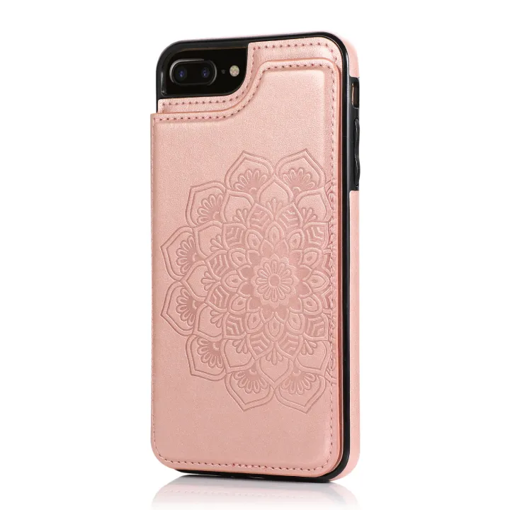 Applicable%20iPhone15%20Phone%20Case%20Mandala%20Embossed%20Mobile%20Phone%20Leather%20Case%20Crazy%20Horse%20Pattern%20S22U%20Card%20Holder%20Protective%20Shell%20-%20Image%202