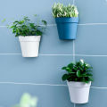 Indoor Outdoor Plastic Nordic Flower Pot Hanging Planter Wall Mounted Succulent. 