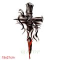 Waterproof Temporary Tattoo Sticker cross rope tied nail Tatto on Leg Arm Back Tattos Flash Tatoo Tattoos for Men Women. 
