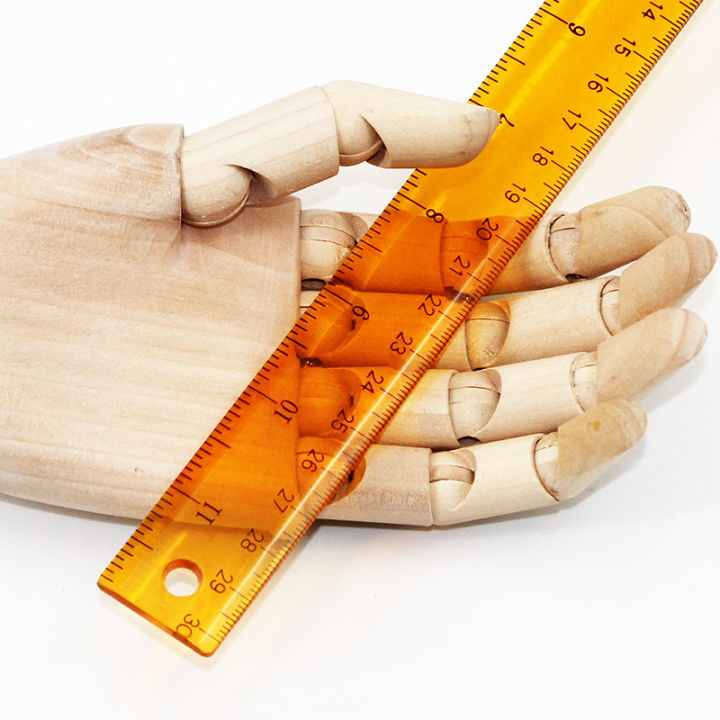 1Pcs%20T-shaped%20Double%20Side%20Scale%20Ruler%20Drafting%20Drawing%20Tool%20Plastic%20School%20Office%20Supplies%20Stationery%20Accessory%2030cm%20(Inch,%20Cm)%20MuXiaRe%20-%20Image%206