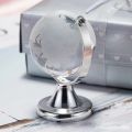 World Map Earth Round Globe Crystal Paperweight Decoration for Wall. 