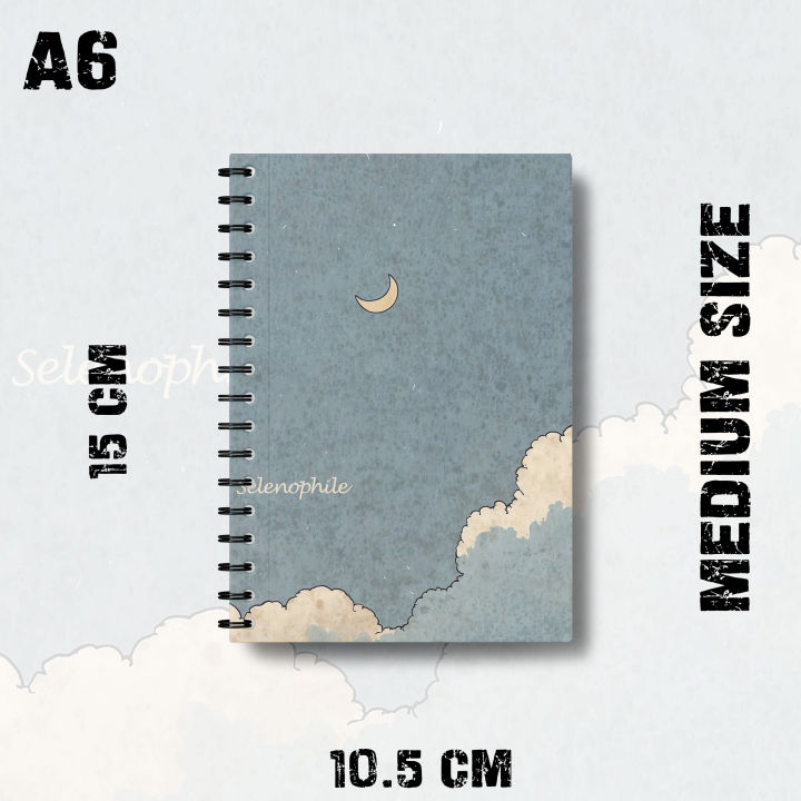 Notebook%20Aesthetic%20Sky%20Half%20Moon%20Design%20Writing%20Pad%20K716%20-%20Image%203