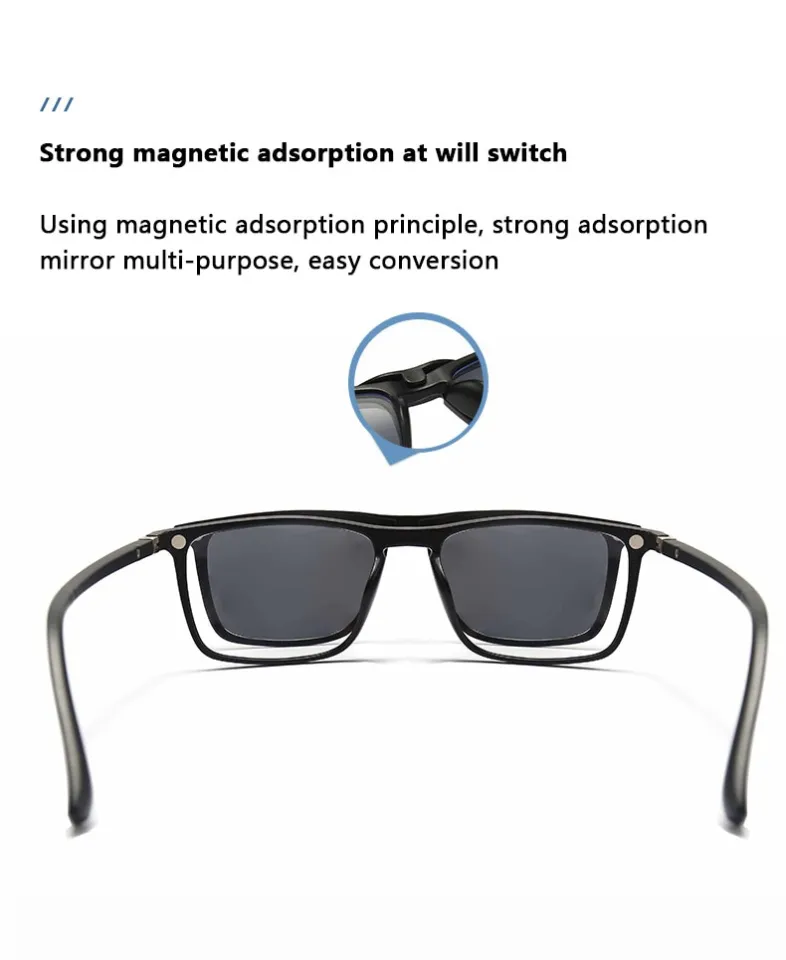 Polarized Sunglasses Men Women In Magnetic Clip On Glasses